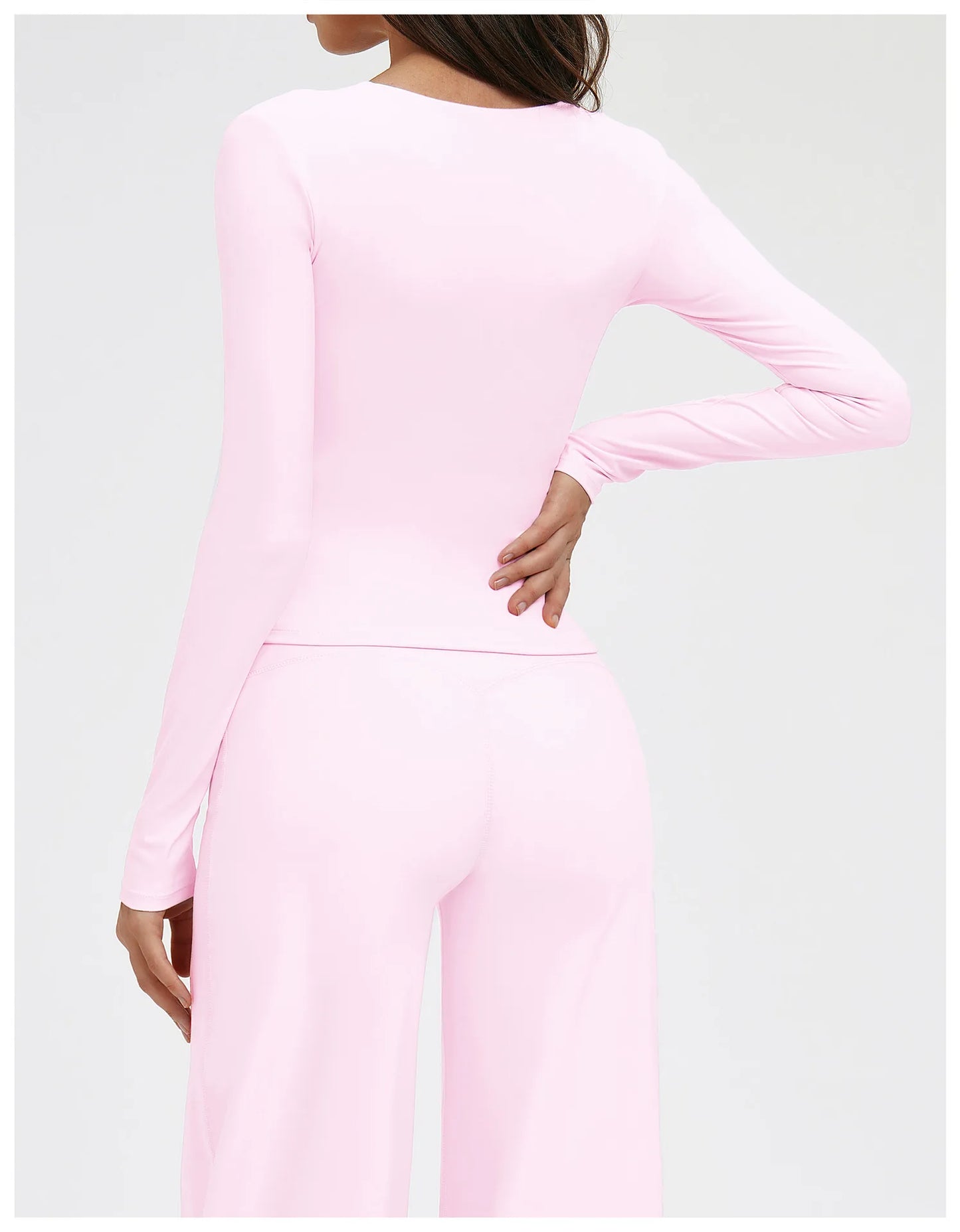 Yoga Shirts For Women Slim Fit Long Sleeve Workout Dry Fit Breathable High Elastic Sports Top Winter Fitness Running Gym Clothes