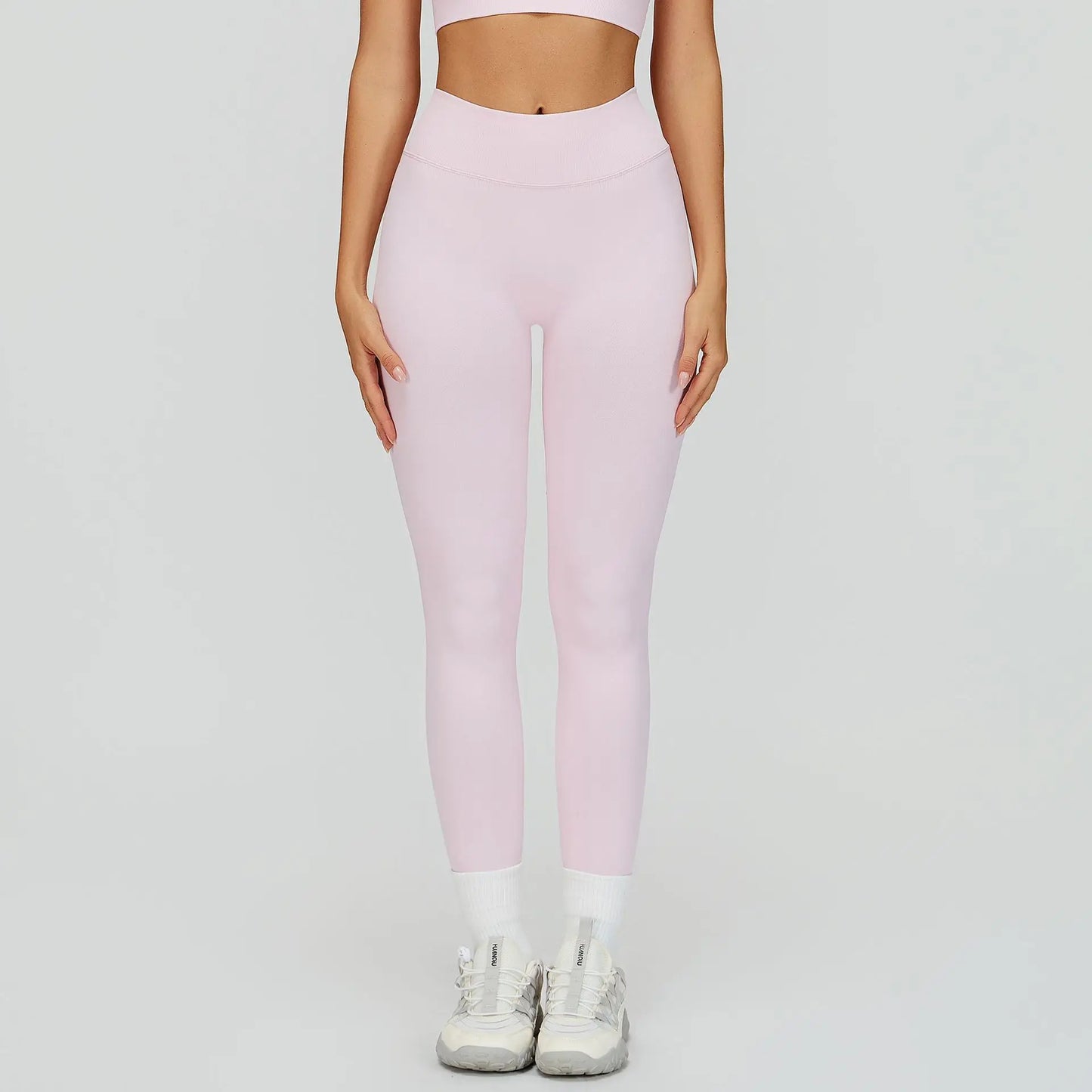 Seamless Leggings Summer Women Yoga Leggings Gym V Shaped Tight Fitness Pants Running Cycling Trousers High Waist Sports Legging