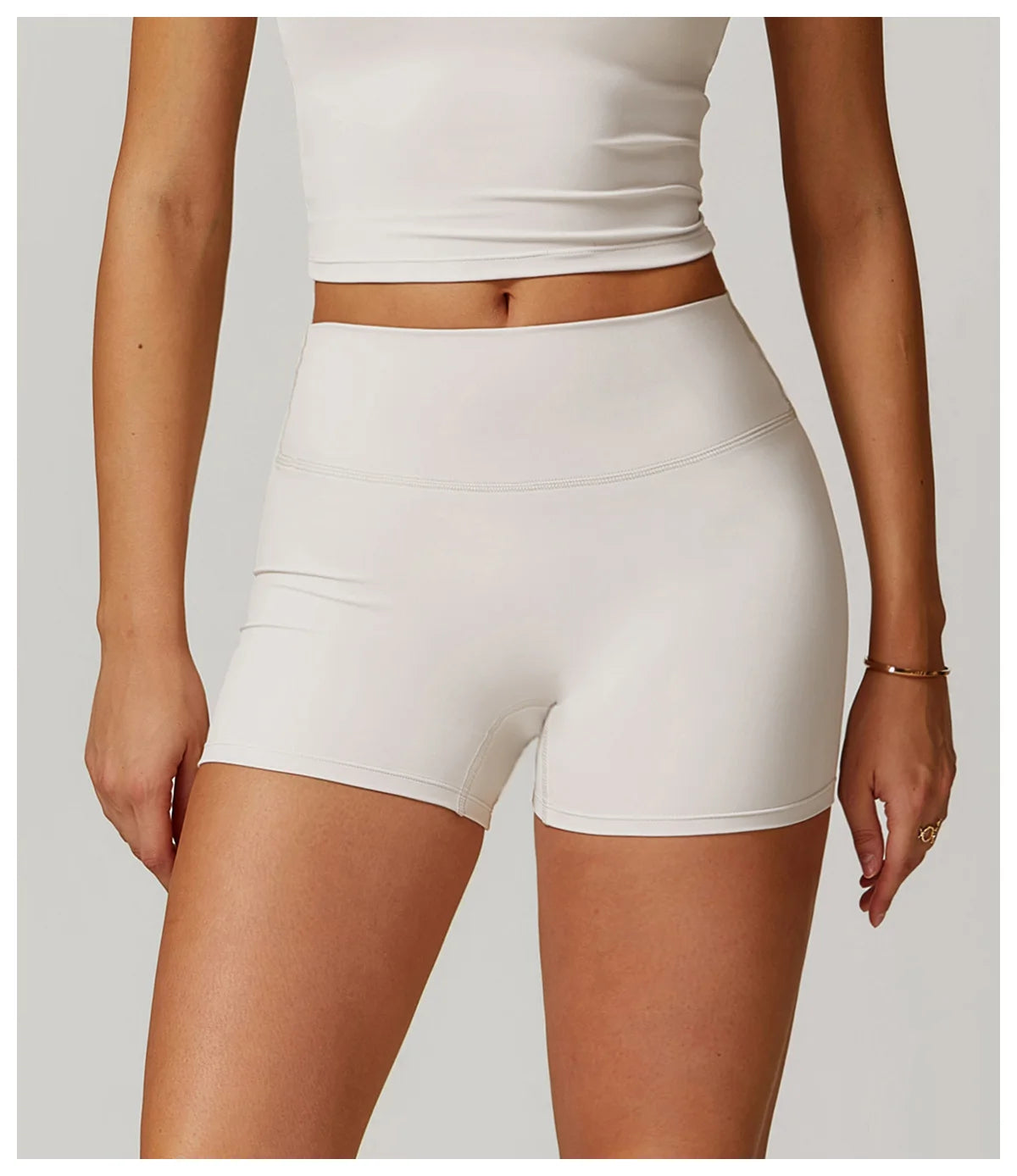 Women High Waist Yoga Shorts Running Cycling Shorts Breathable Fitness Shorts Female Summer Workout Shorts Gym Sports Tights