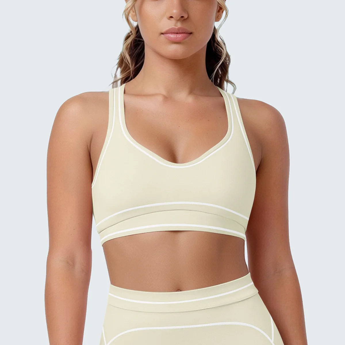 Sports Tank Top Women Sexy Fitness Bra Tights Backless Gym Clothe Underwear Yoga Bras High Running Training Shockproof Chest Pad