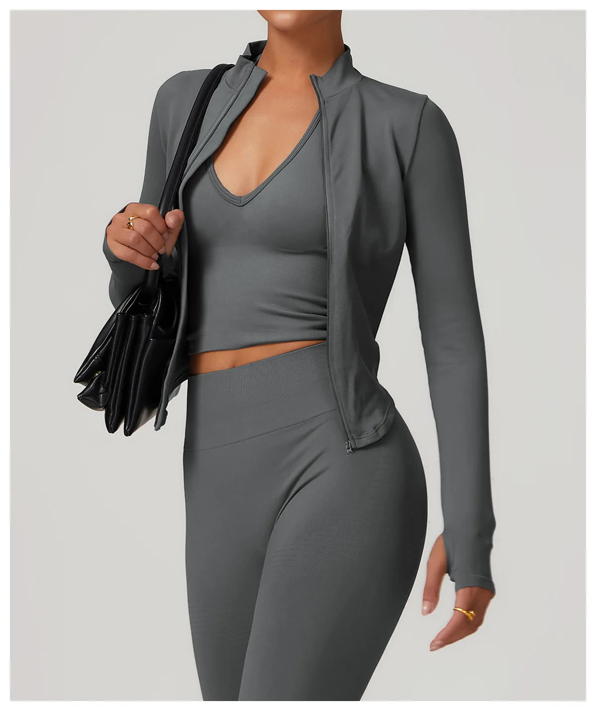 New Zipper Sports Top Women Gym Long Sleeve for Fitness Seamless Coat  Clothing Running Workout Tights Gym Tops Yoga Shirts