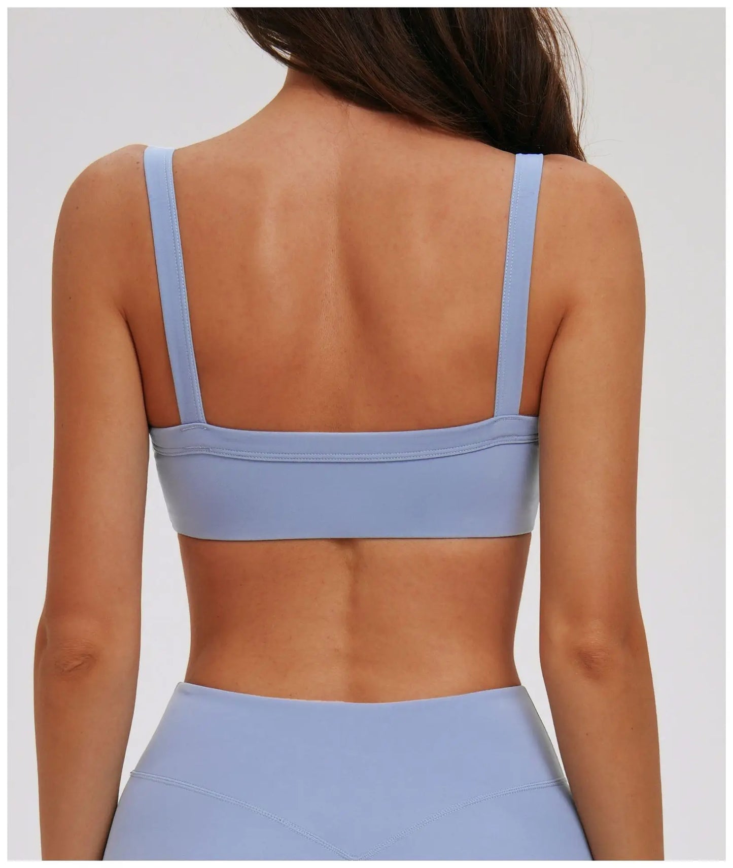 Women's Sports Underwear Lnvisible Bra Breathable Comfortable Elastic Shockproof Underwear Without Steel Rings Sports Underwear