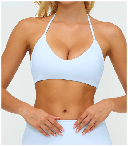 summer Yoga Bra Women's Sports Bra Breathable Vest Shock Proof Top Running Active Sportswear Bra Gym Workout Fitness Push up Top