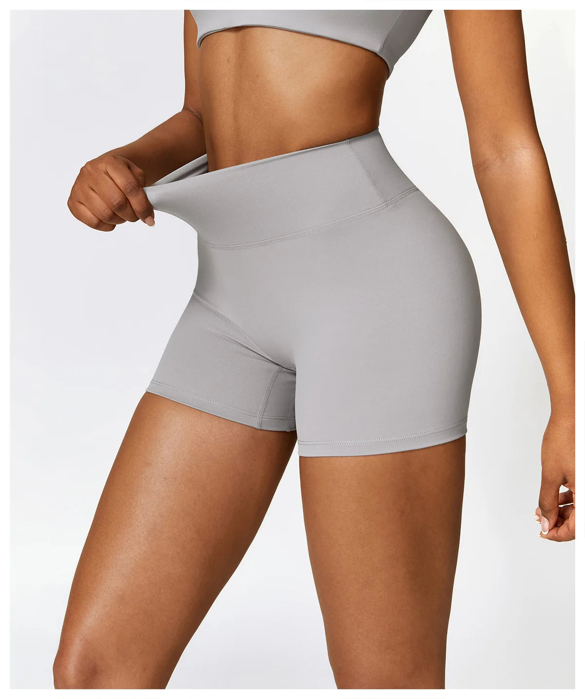 Women Yoga Shorts Fitness Shorts Running Cycling Shorts Breathable Sports Leggings High Waist Summer Workout Gym Push Up Shorts
