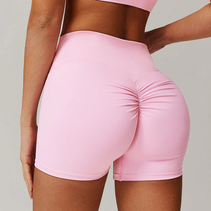 Yoga Shorts Women Scrunch Butt Yoga Pants High Waist Leggings Lift Butt Cycling Shorts Running Push Up Workout Gym Sports Shorts
