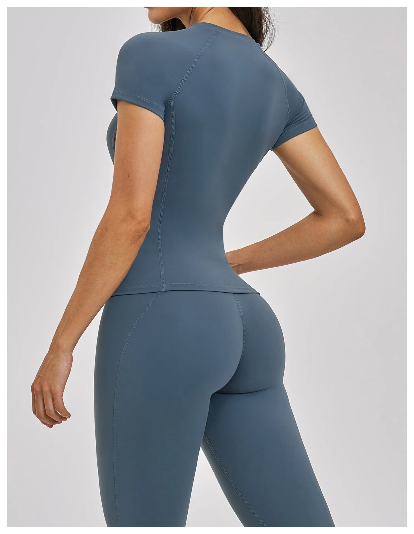 Women's Clothes Yoga Top Sport T Shirt Fitness Clothes Short Sleeve Yoga Shirt Gym Top Female Workout Active Wear Sport Tops