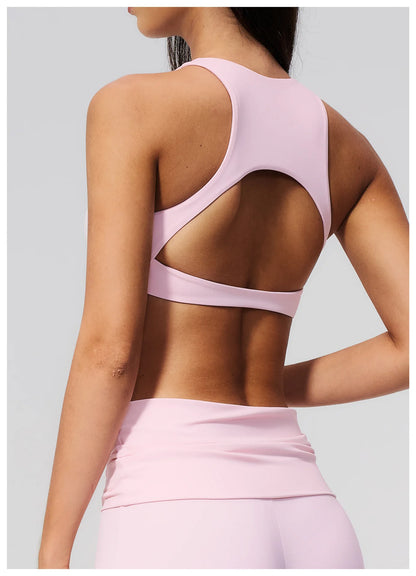 Summer Yoga Bra Women's Fitness Underwear Shockproof Sports Bra Sexy Beautiful Back Sports Bra Female Breathable Top Running Bra