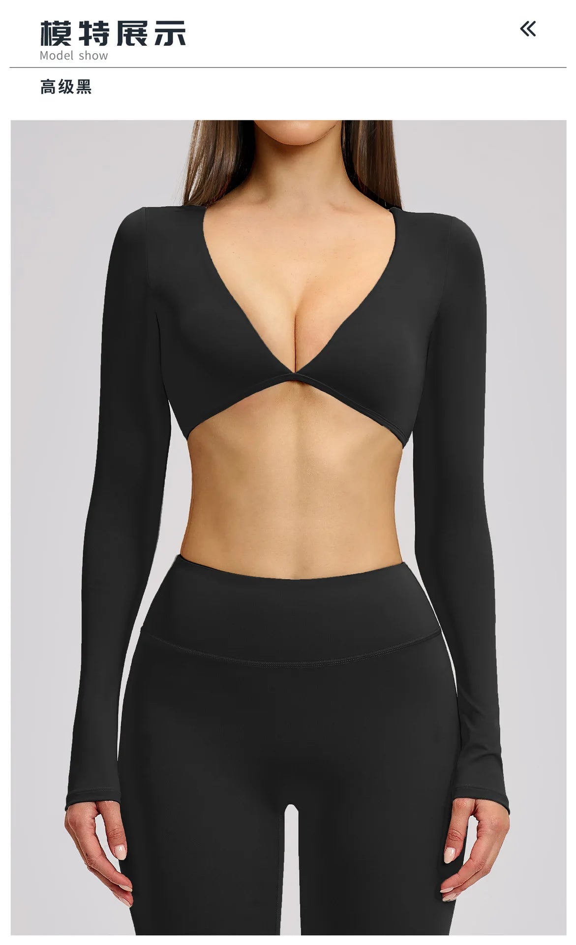 Women's Crop Tops Yoga T-shirts Solid Sports Top Long Sleeve Quick Dry Fitness Gym Sport Wear Running Shirts Sexy Exposed Navel