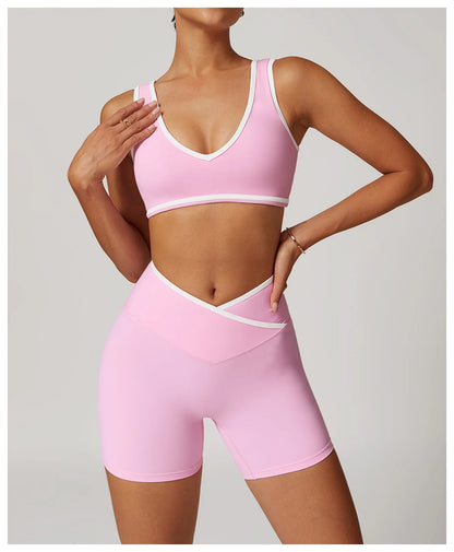 New Women Sports Bra Back High Impact Workout Sport Top Crop Fitness Wear For Yoga Gym Brassiere Sportswear Gym Push Up Bra