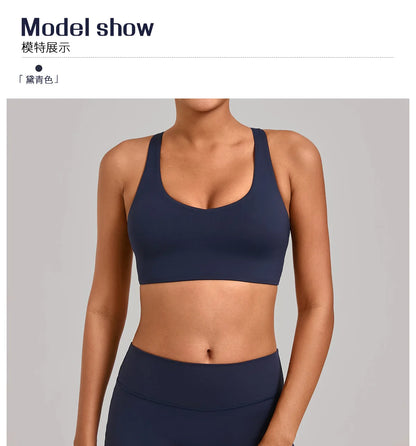 Yoga Bra Sport Bra Collection Women Bra Breast Yoga Fitness Bra Summer Cloth High-intensity Professional Shock-proof Running Bra