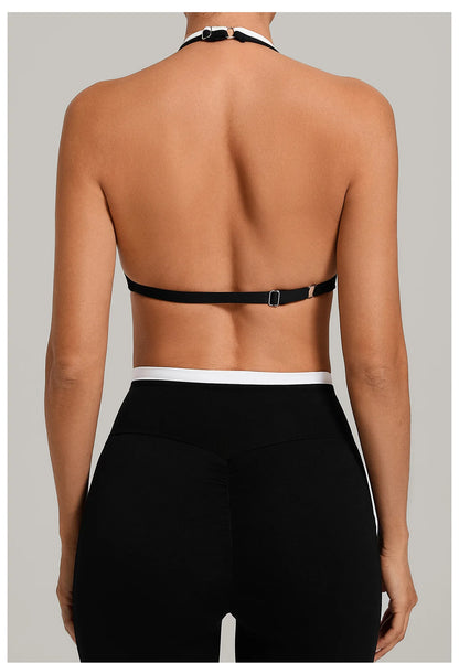 Sportswear Woman's Gym Underwear Stretch Shoulder Strap Fitness Sports Bra Breathable Female Top Yoga Sport Bra Outdoor Jogging