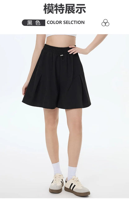 Female Yoga Wide-leg Shorts Workout Running Women FitnessWorkout Short For Ladies Gym Shorts Fitness Sportwear Summer Yoga Short