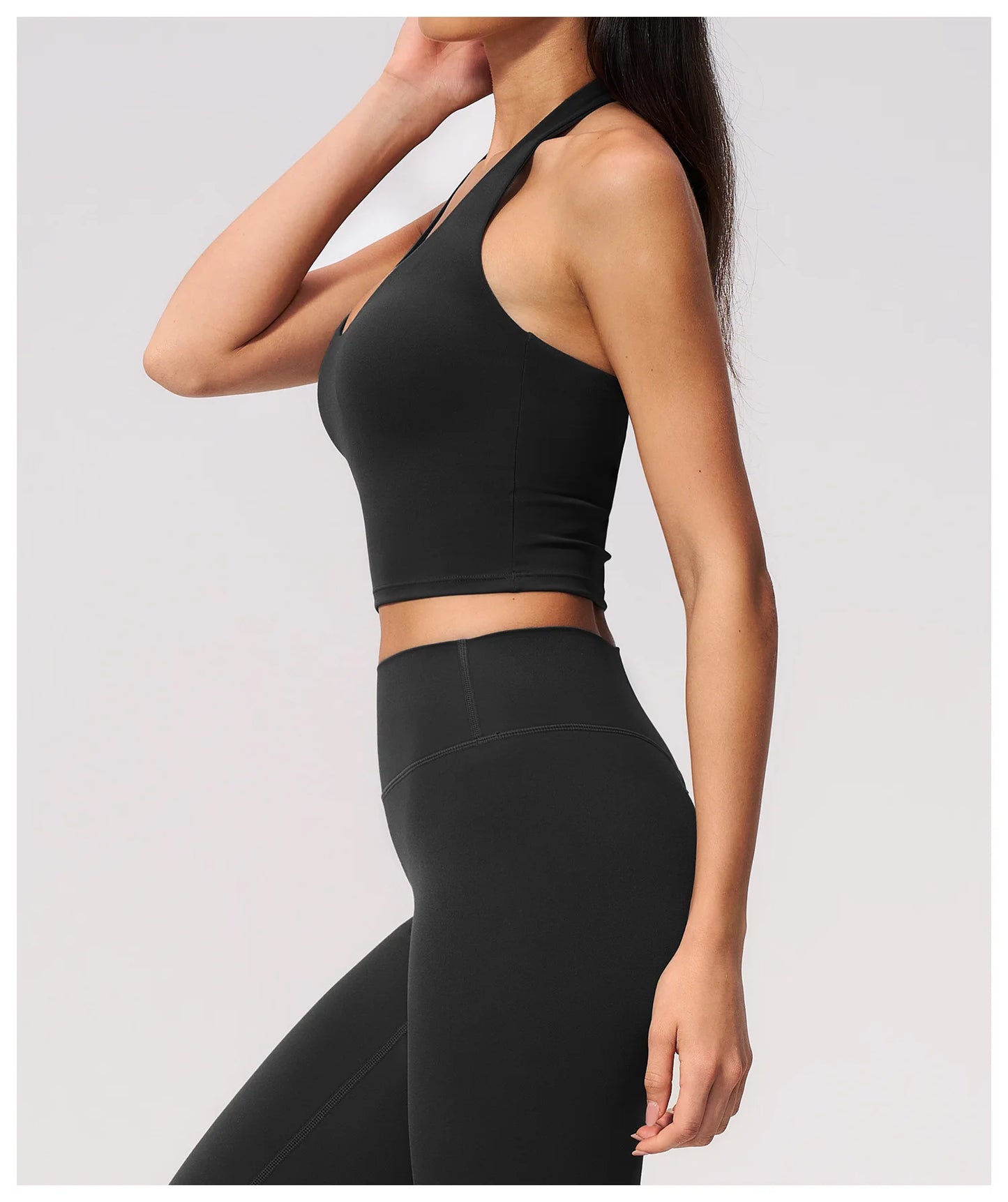 Summer New Yoga Bra Women Sports Shockproof Bra Sexy V-Neck Fitness Underwear Female Backless Sports Bra Gym Push Up Workout Top