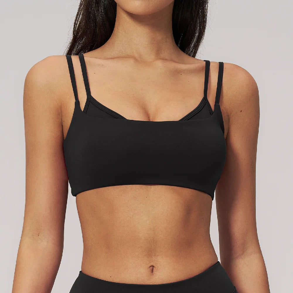 Summer Women Yoga Bra Sports Bra Sexy Breathable Underwear High Strength Fitness Female Shockproof Bra Gym Workout Top Crop Tops
