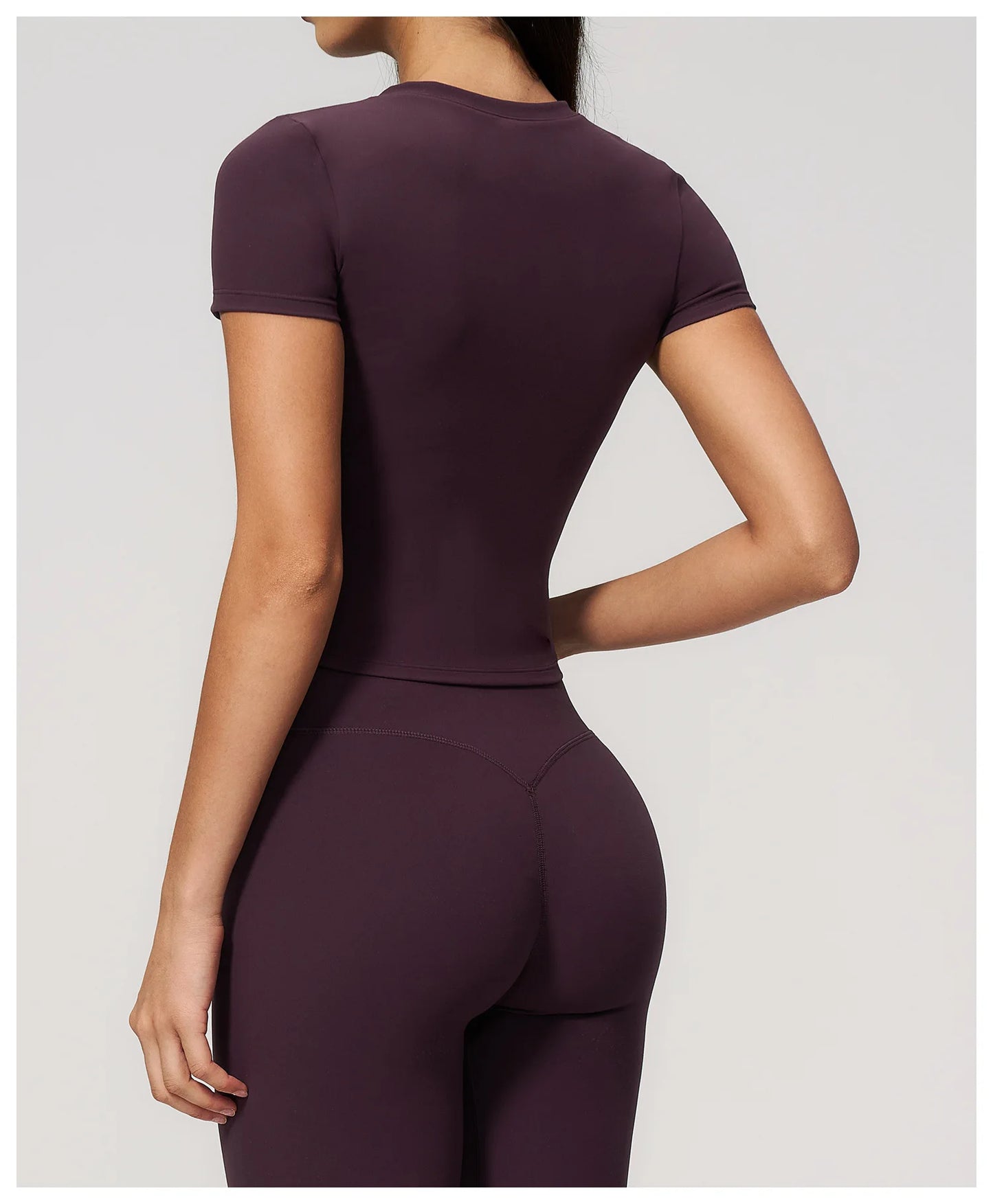 Women Yoga Top Sport T Shirts Fitness Clothes Quick-Drying Short Sleeve Yoga Shirt Gym Workout Top Running Active Wear Sport Top