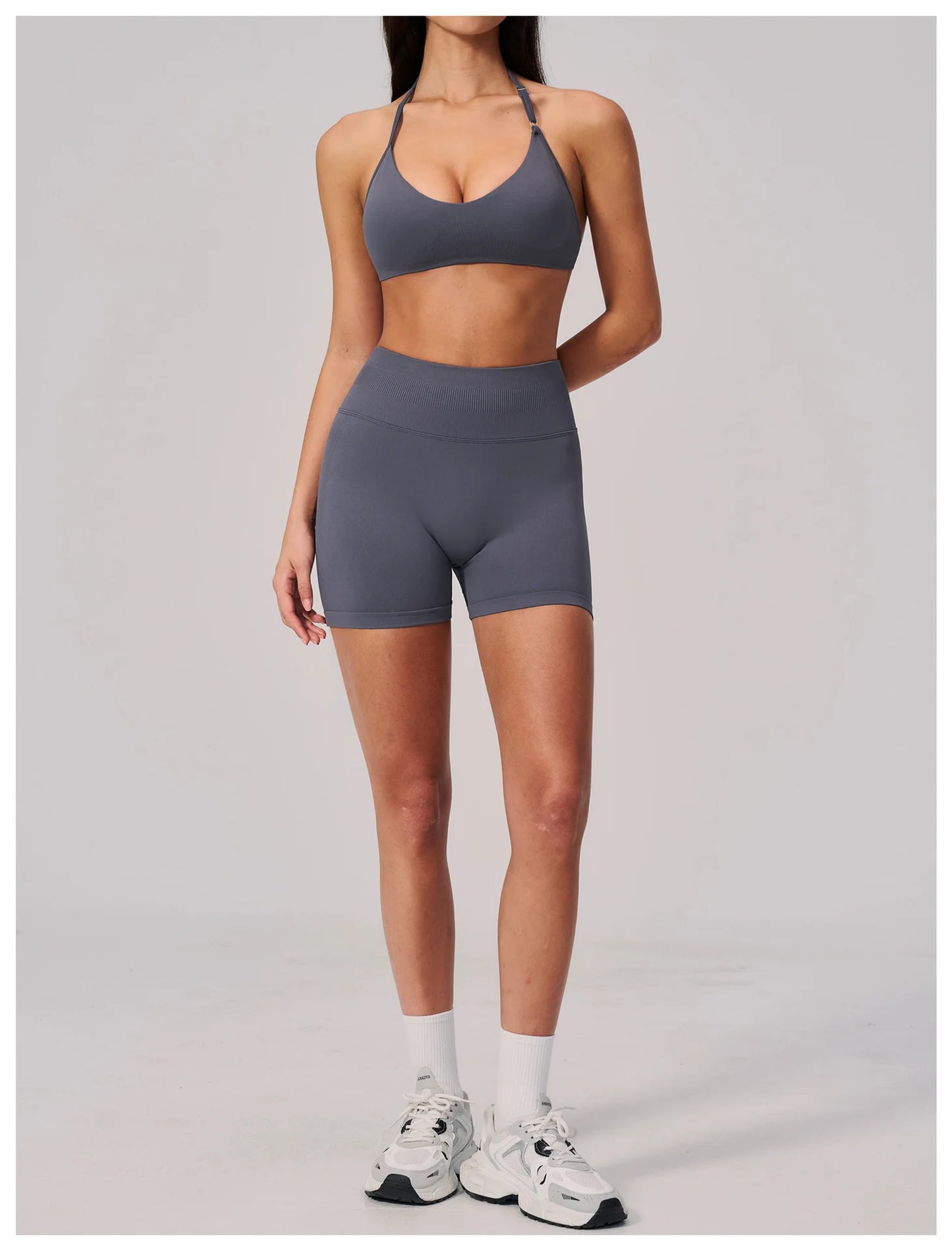 Seamless Sports Shorts Women Yoga Shorts High Waist Workout Shorts Breathable Sports Leggings Gym Shorts Running Cycling Shorts