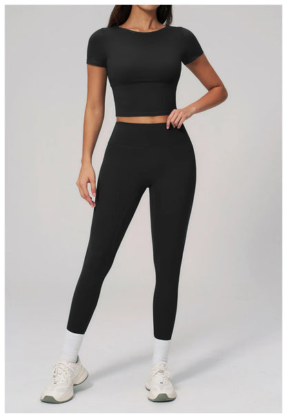 Summer Women Yoga Leggings Breathable Gym Fitness Pants Running Cycling Trousers High Waist Sports Leggings Workout Gym Clothing