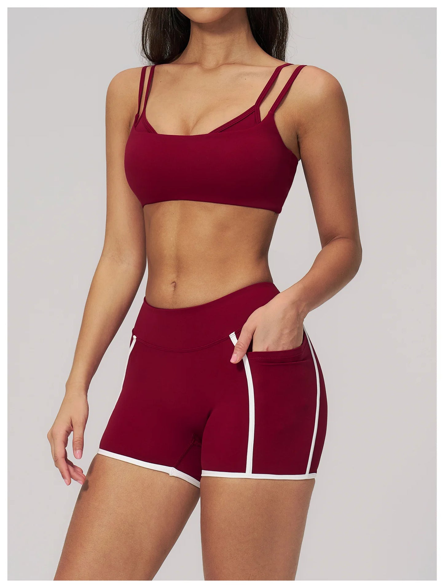 Summer Women Yoga Bra Sports Bra Sexy Breathable Underwear High Strength Fitness Female Shockproof Bra Gym Workout Top Crop Tops