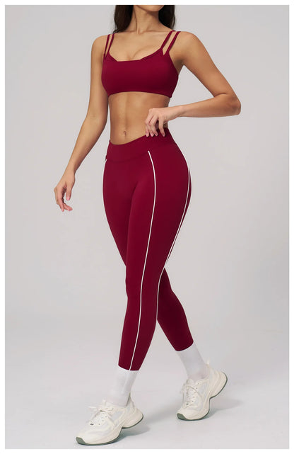 Summer Women Yoga Bra Sports Bra Sexy Breathable Underwear High Strength Fitness Female Shockproof Bra Gym Workout Top Crop Tops
