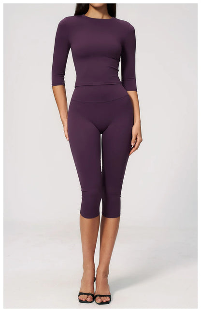 Summer Women Yoga Shirts Tight Yoga Top Breathable Fitness Sports T-Shirts Fitness Clothes Running Sport Top Gym Workout Shirts