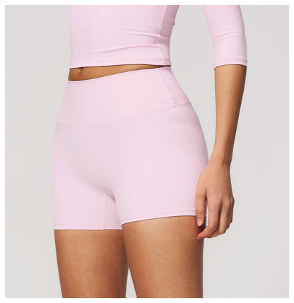 Women High Waist Yoga Shorts Running Cycling Shorts Breathable Fitness Shorts Female Summer Workout Shorts Gym Sports Tights