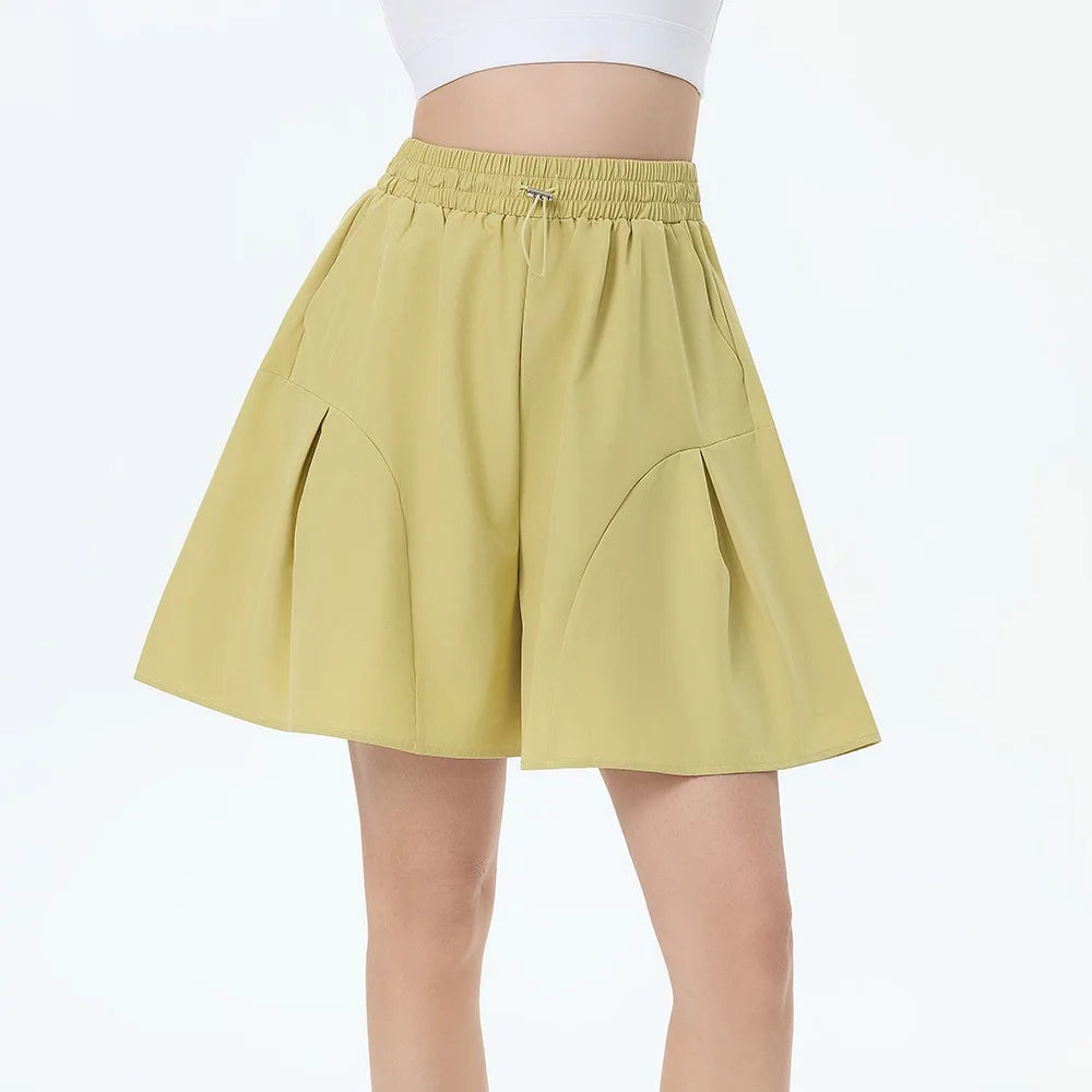 Female Yoga Wide-leg Shorts Workout Running Women FitnessWorkout Short For Ladies Gym Shorts Fitness Sportwear Summer Yoga Short