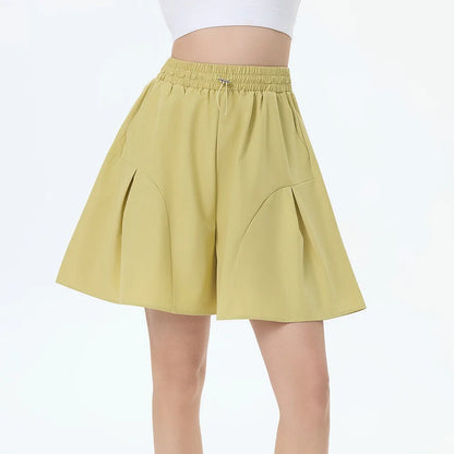 Female Yoga Wide-leg Shorts Workout Running Women FitnessWorkout Short For Ladies Gym Shorts Fitness Sportwear Summer Yoga Short