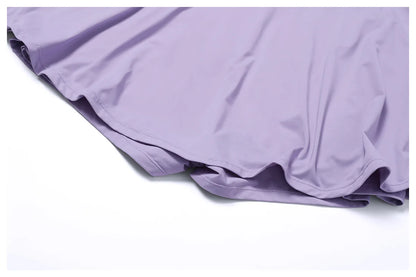 New Gym Yoga High Waist Yoga Skirt Tennis Sports Fitness Push Up Quick Drying Sun Protection Skirt UV Protection