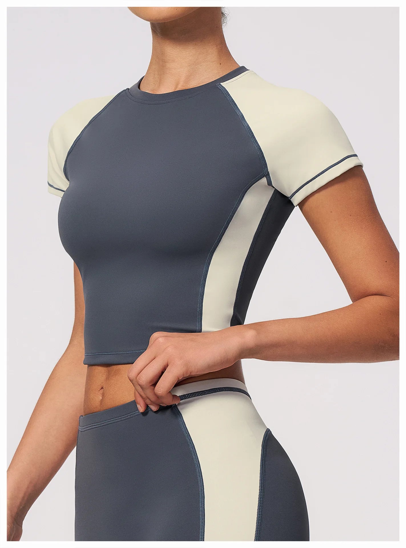 Summer Yoga Top Women Breathable Yoga Shirts Fitness Sports T-Shirts Gym Crop Top Light Weight Yoga Shirt Fitness Activewear