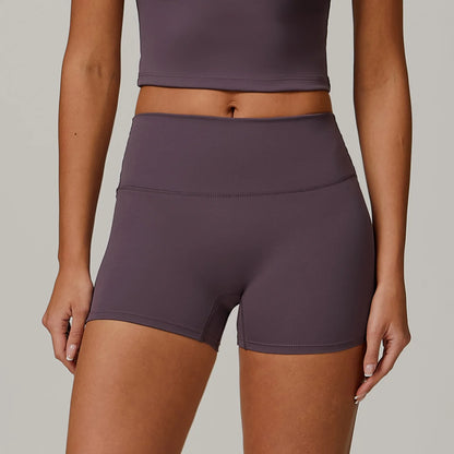 Women High Waist Yoga Shorts Running Cycling Shorts Breathable Fitness Shorts Female Summer Workout Shorts Gym Sports Tights