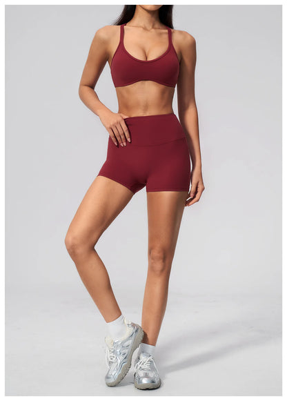 Yoga Shorts Women Gym Shorts Workout Butt Lift Legging High Waist Fitness Shorts Running Cycling Shorts Breathable Sports Shorts