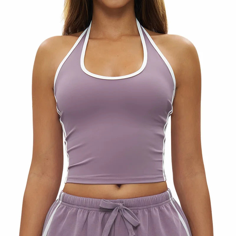Summer Yoga Vest Women Fitness Quick-Dry Sports Top Workout Shockproof Yoga Vest Sexy Running Sports Tops Outdoors Fitness Bra