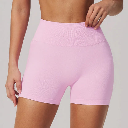 Seamless Sports Shorts Women Yoga Shorts High Waist Workout Shorts Breathable Sports Leggings Gym Shorts Running Cycling Shorts
