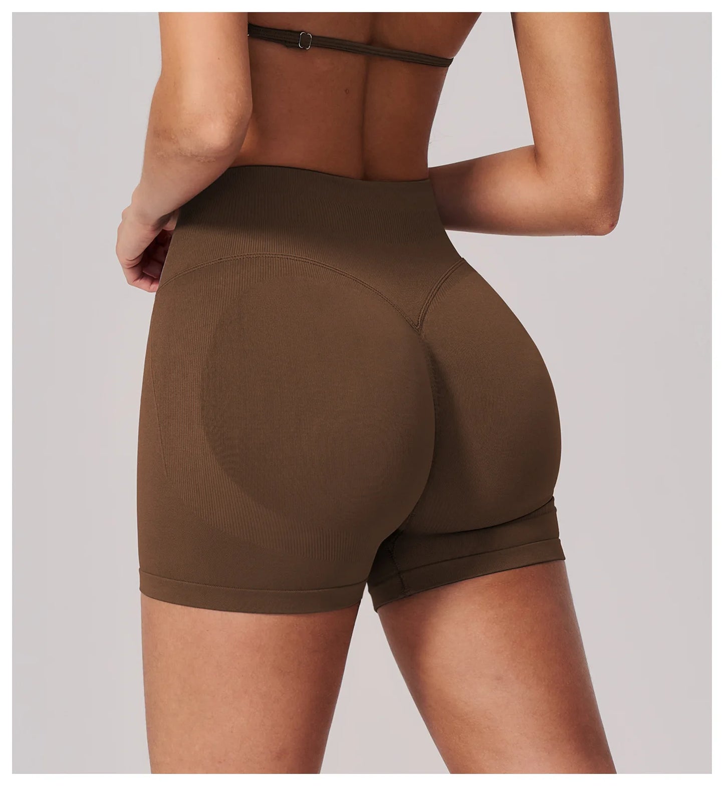 Seamless Sports Shorts Women Yoga Shorts High Waist Workout Shorts Breathable Sports Leggings Gym Shorts Running Cycling Shorts