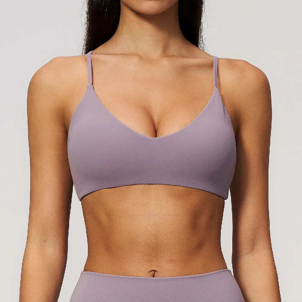 Summer Yoga Bra Women Shockproof Top Breathable Sports Bra Running Push Up Top Female Gym Workout Yoga Underwear Fitness Vest