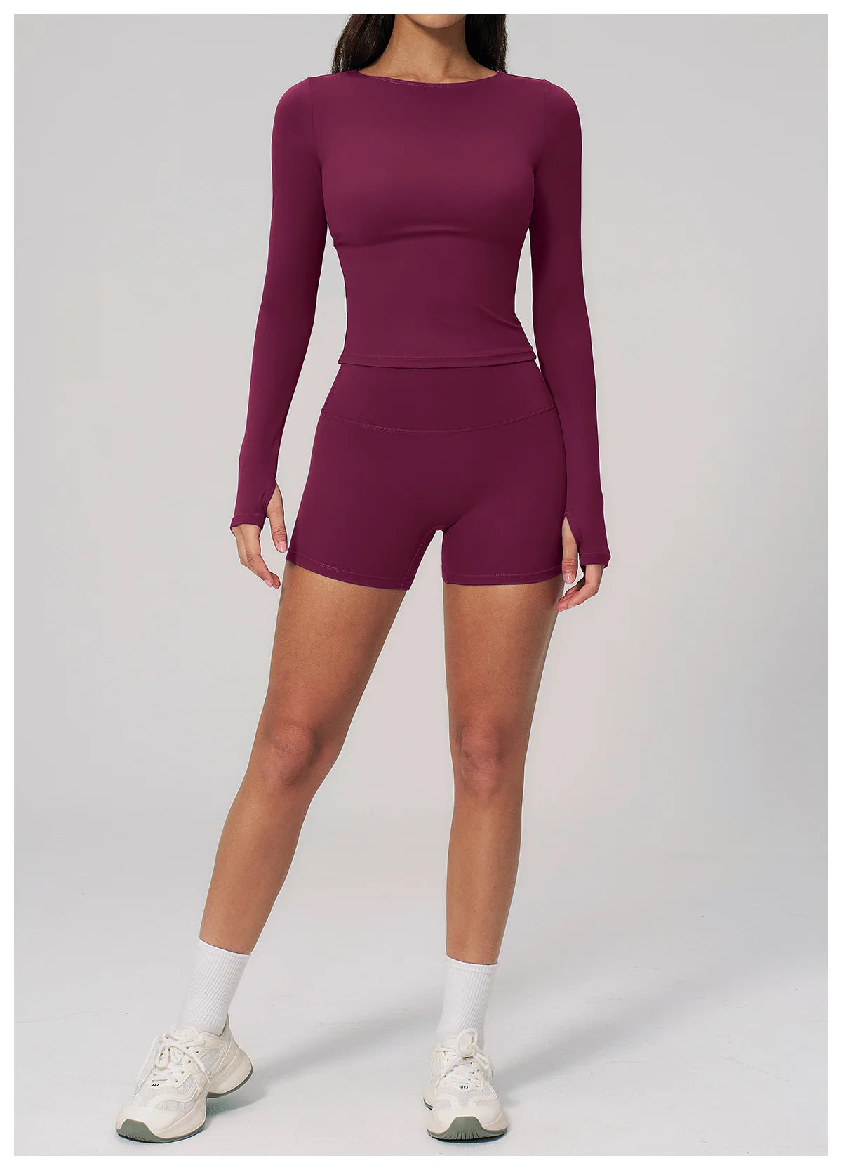 Women Yoga T-shirts Fitness Sports Long Sleeve Running High Elastic Workout Shirts Gym Sports Shirts Female Crop Top Yoga Tops
