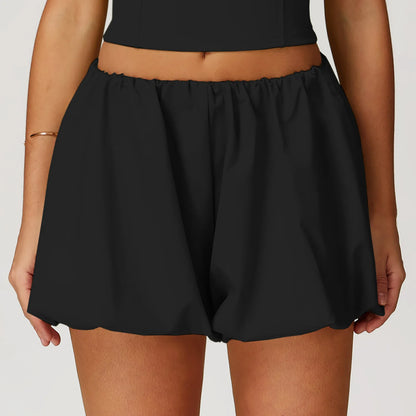 Women Loose Yoga Shorts High Waist Yoga Pants Workout Shorts Fitness Yoga Fitness Ladies Cycling Running Short Pants Sportswear
