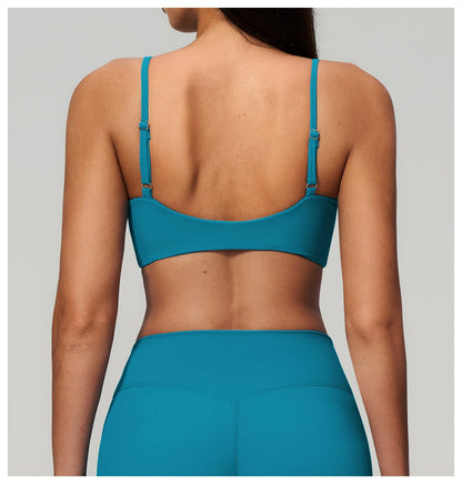 Summer Yoga Bra Women Shockproof Top Breathable Sports Bra Running Push Up Top Female Gym Workout Yoga Underwear Fitness Vest