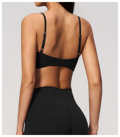Summer Yoga Bra Women Shockproof Top Breathable Sports Bra Running Push Up Top Female Gym Workout Yoga Underwear Fitness Vest
