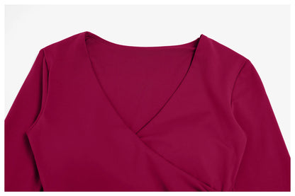 Yoga Shirts For Women Slim Fit Long Sleeve Workout Dry Fit Breathable High Elastic Sports Top Winter Fitness Running Gym Clothes