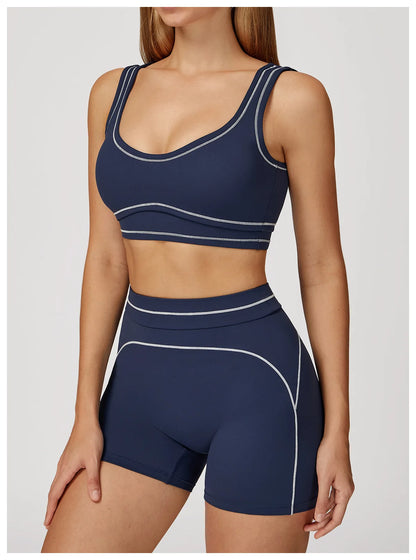 Yoga Bra Women's Shockproof Sports Bra Summer Top Push Up Fitness Underwear Female Sport Tops Breathable Running Vest Bralette