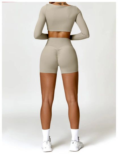 Yoga Shorts Women Scrunch Butt Yoga Pants High Waist Leggings Lift Butt Cycling Shorts Running Push Up Workout Gym Sports Shorts