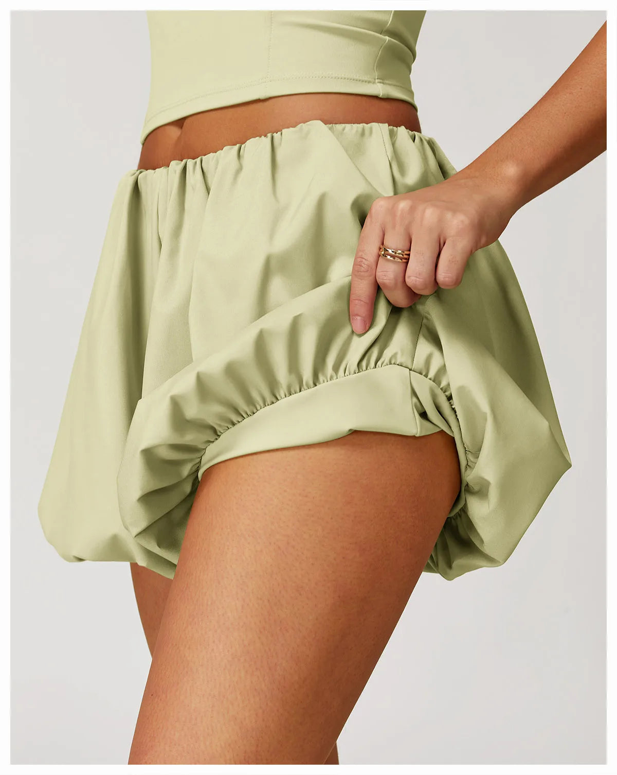 Women Loose Yoga Shorts High Waist Yoga Pants Workout Shorts Fitness Yoga Fitness Ladies Cycling Running Short Pants Sportswear
