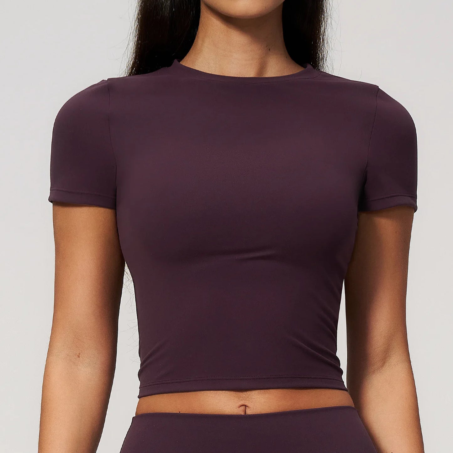 Women Yoga Top Sport T Shirts Fitness Clothes Quick-Drying Short Sleeve Yoga Shirt Gym Workout Top Running Active Wear Sport Top