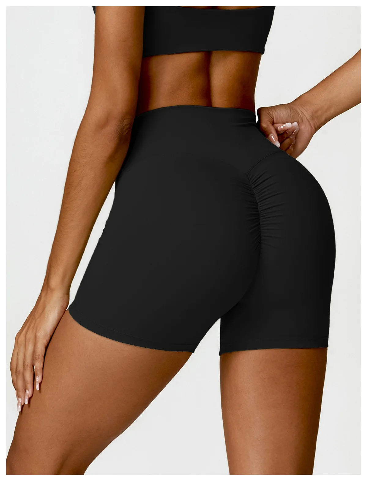 Yoga Shorts Women Scrunch Butt Yoga Pants High Waist Leggings Lift Butt Cycling Shorts Running Push Up Workout Gym Sports Shorts