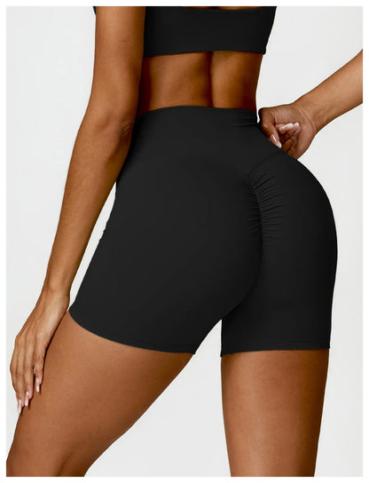 Yoga Shorts Women Scrunch Butt Yoga Pants High Waist Leggings Lift Butt Cycling Shorts Running Push Up Workout Gym Sports Shorts