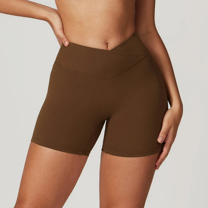 Yoga Shorts Women Fitness Shorts Running Cycling Shorts Quick Drying Sports Leggings High Waist Summer Workout Gym Push-up Short