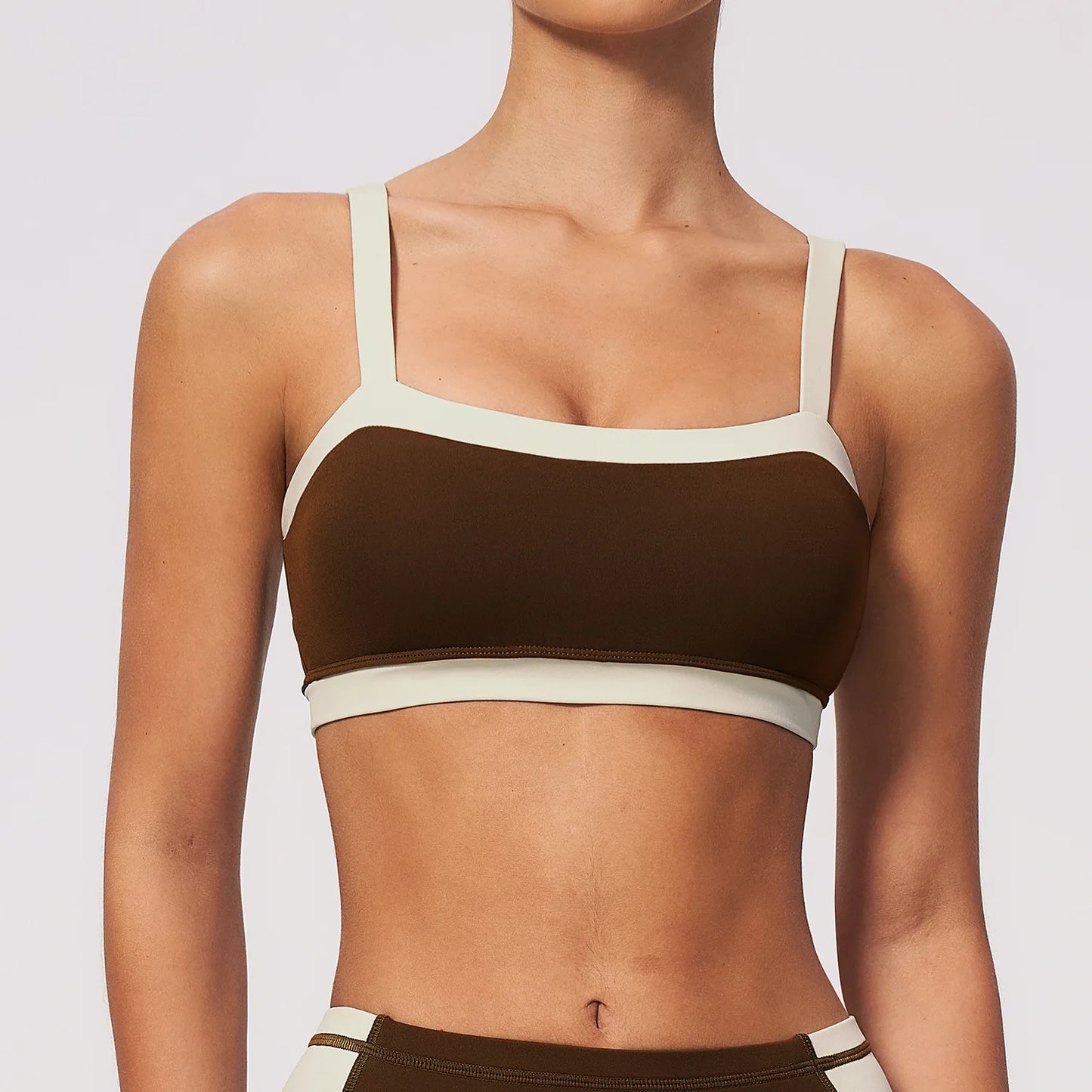 Summer  Yoga Bra Women's Fitness Sport Underwear Breathable Breathable Sports Tops Beauty Back Workout Bra Shockproof  Crop Top