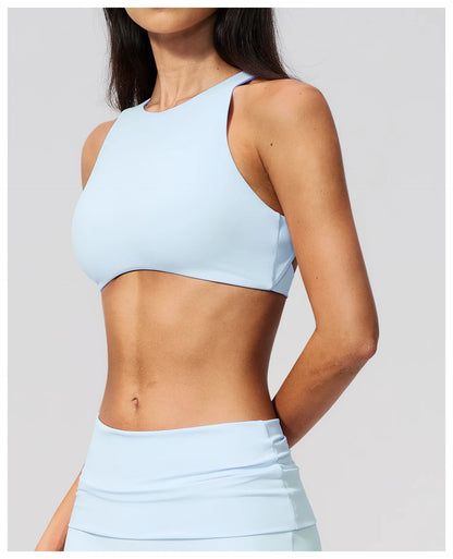 Summer Yoga Bra Women's Fitness Underwear Shockproof Sports Bra Sexy Beautiful Back Sports Bra Female Breathable Top Running Bra