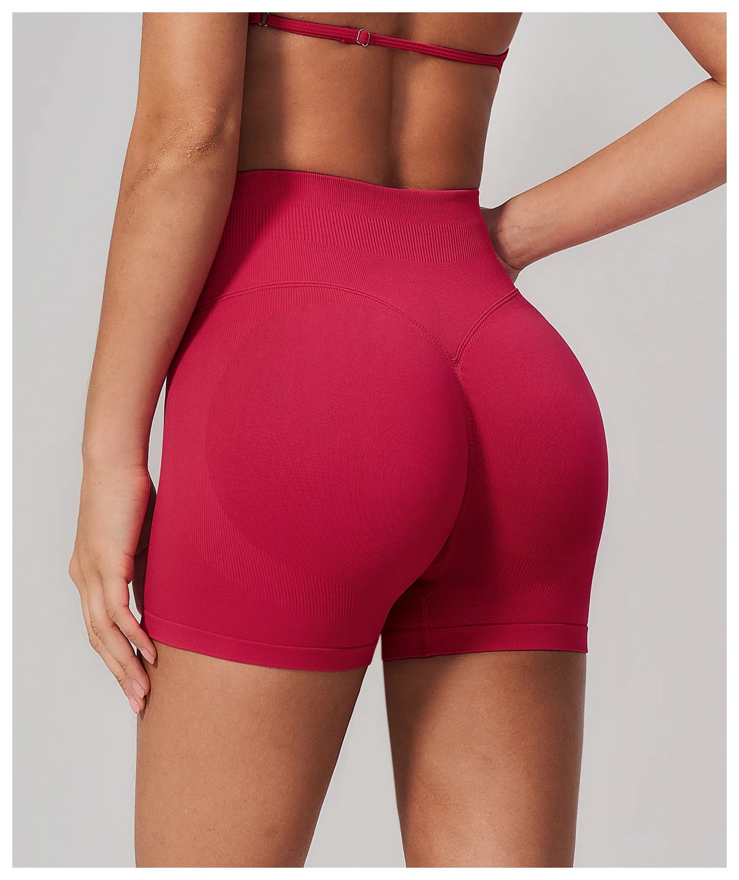 Seamless Sports Shorts Women Yoga Shorts High Waist Workout Shorts Breathable Sports Leggings Gym Shorts Running Cycling Shorts